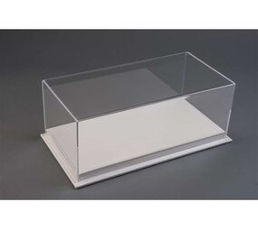 Atlantic Acrylic Display Case Mulhouse with White Leather Base - 1:18 - Atlantic Atlantic Acrylic Display Case Mulhouse with White Leather Base - 1:18 - Atlantic