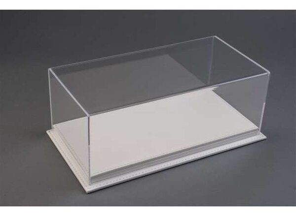 Atlantic  Acrylic Display Case Mulhouse with White Leather Base - 1:18 - Atlantic