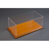 Atlantic Aichi Deluxe Display Case with Wood Cherry Base Narrow Edge - 1:18 - Atlantic Atlantic Aichi Deluxe Display Case with Wood Cherry Base Narrow Edge - 1:18 - Atlantic