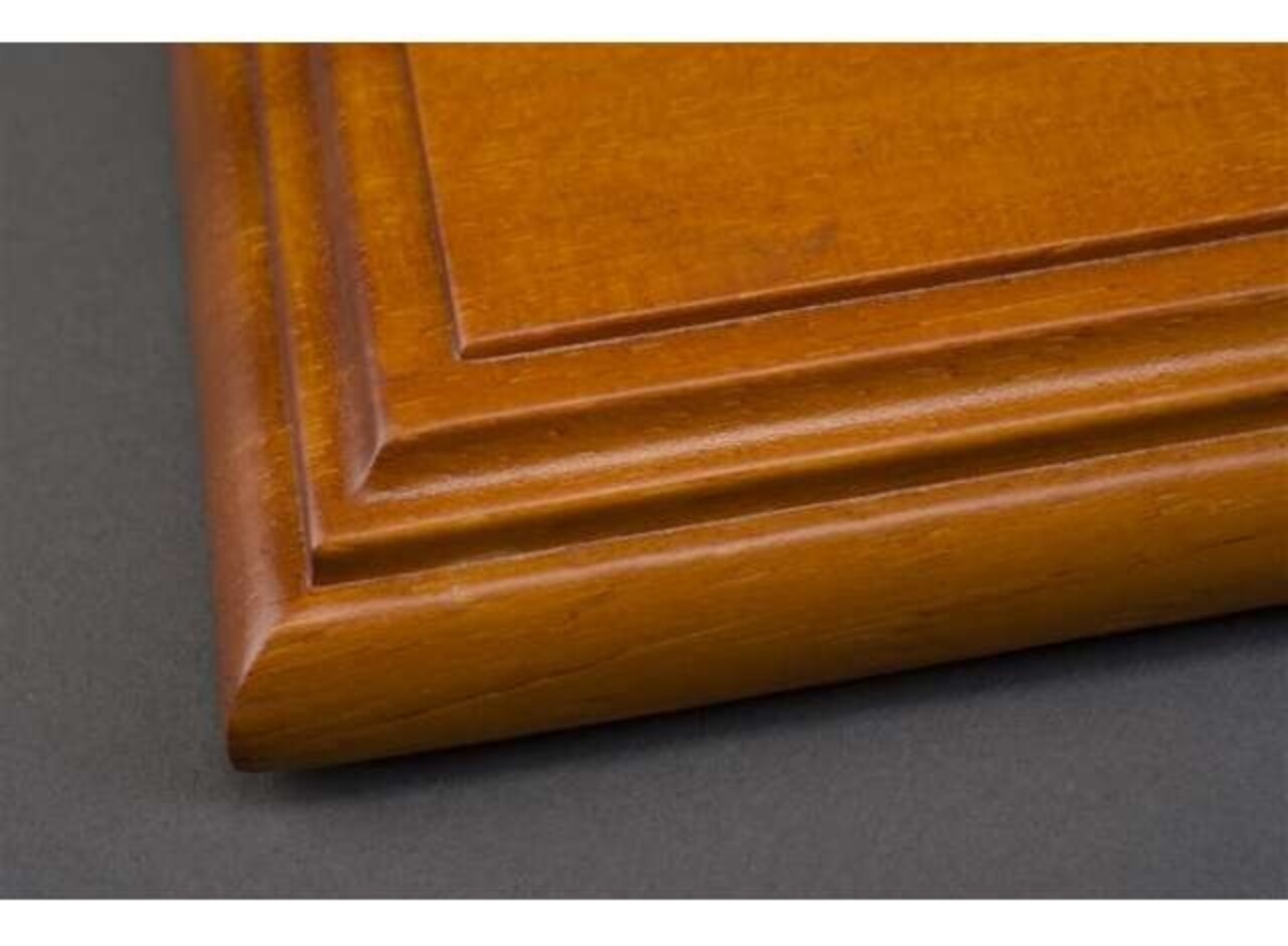 Atlantic  Aichi Deluxe Display Case with Wood Cherry Base Narrow Edge - 1:18 - Atlantic