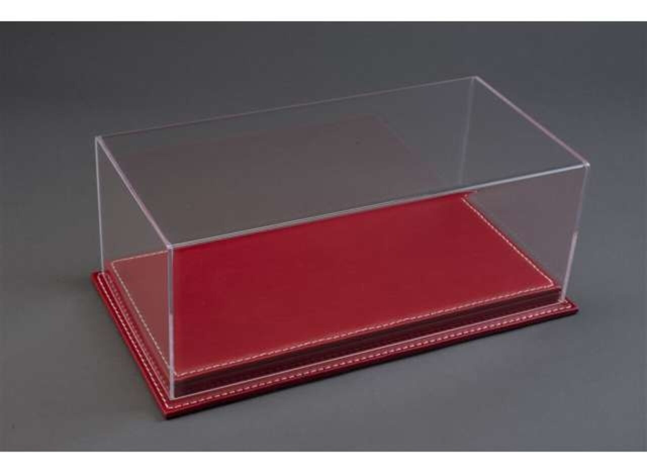Atlantic  Acrylic Display Case Mulhouse with Red Leather Base - 1:18 - Atlantic