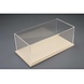 Atlantic  Acrylic Display Case Maranello with Beige Leather Base - 1:18 - Atlantic
