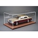 Atlantic  Acrylic Display Case Maranello with Brown Leather Base - 1:18 - Atlantic