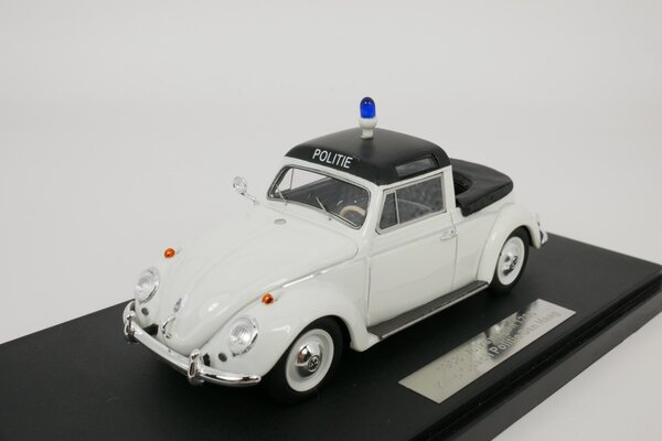 Volkswagen Volkswagen Maggiolino Beetle Semiconvertible Open Police 1958 - 1:43 - Matrix Scale Models