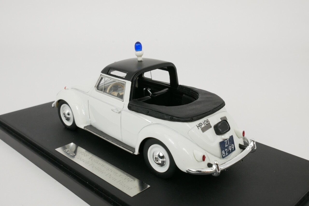 Volkswagen Volkswagen Maggiolino Beetle Semiconvertible Open Police 1958 - 1:43 - Matrix Scale Models