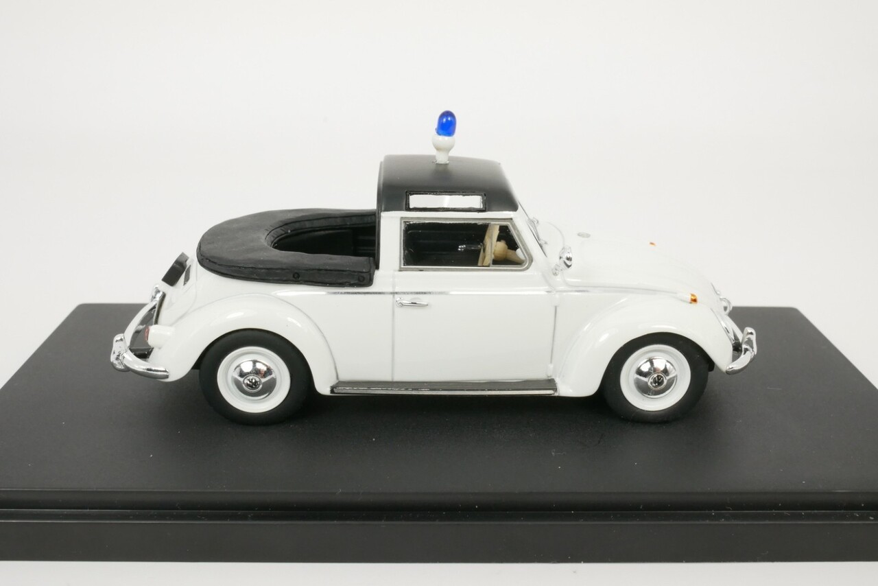 Volkswagen Volkswagen Maggiolino Beetle Semiconvertible Open Police 1958 - 1:43 - Matrix Scale Models