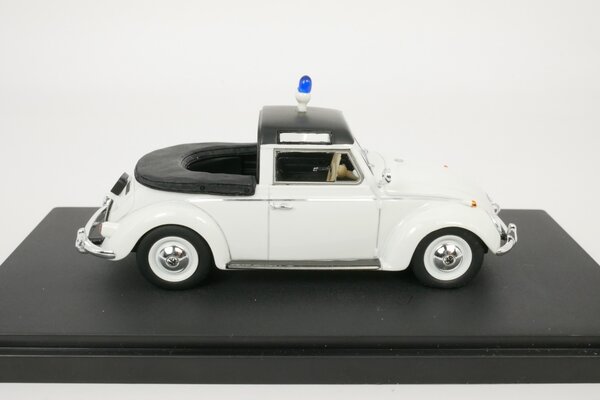 Volkswagen Volkswagen Maggiolino Beetle Semiconvertible Open Police 1958 - 1:43 - Matrix Scale Models