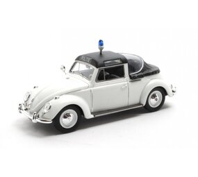 Volkswagen Volkswagen Maggiolino Beetle Semiconvertible Closed Police 1958  - 1:43 - Matrix Scale Models