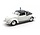 Volkswagen Maggiolino Beetle Semiconvertible Closed Police 1958 - 1:43 - Matrix Scale Models