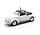Volkswagen Maggiolino Beetle Semiconvertible Covered Police 1958 - 1:43 - Matrix Scale Models