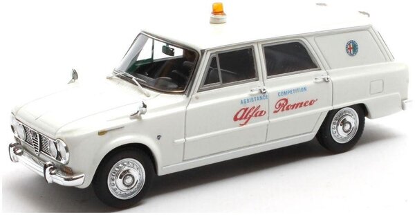 Alfa Romeo Alfa Romeo Giulia Station Wagon Alfa Romeo Assistance Competition 1967 - 1:43 - Matrix Scale Models