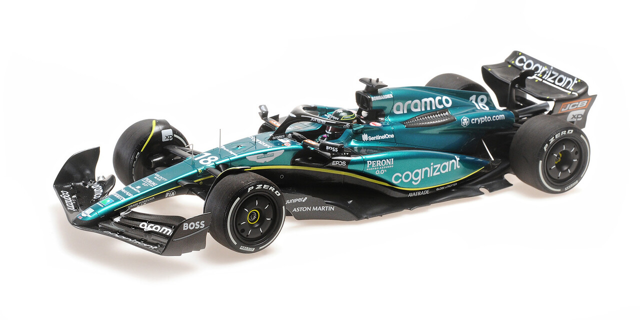 Formule 1 Aston Martin Aramco Cognizant AMR23, Lance Stroll, 2023 - 1:18 - Minichamps