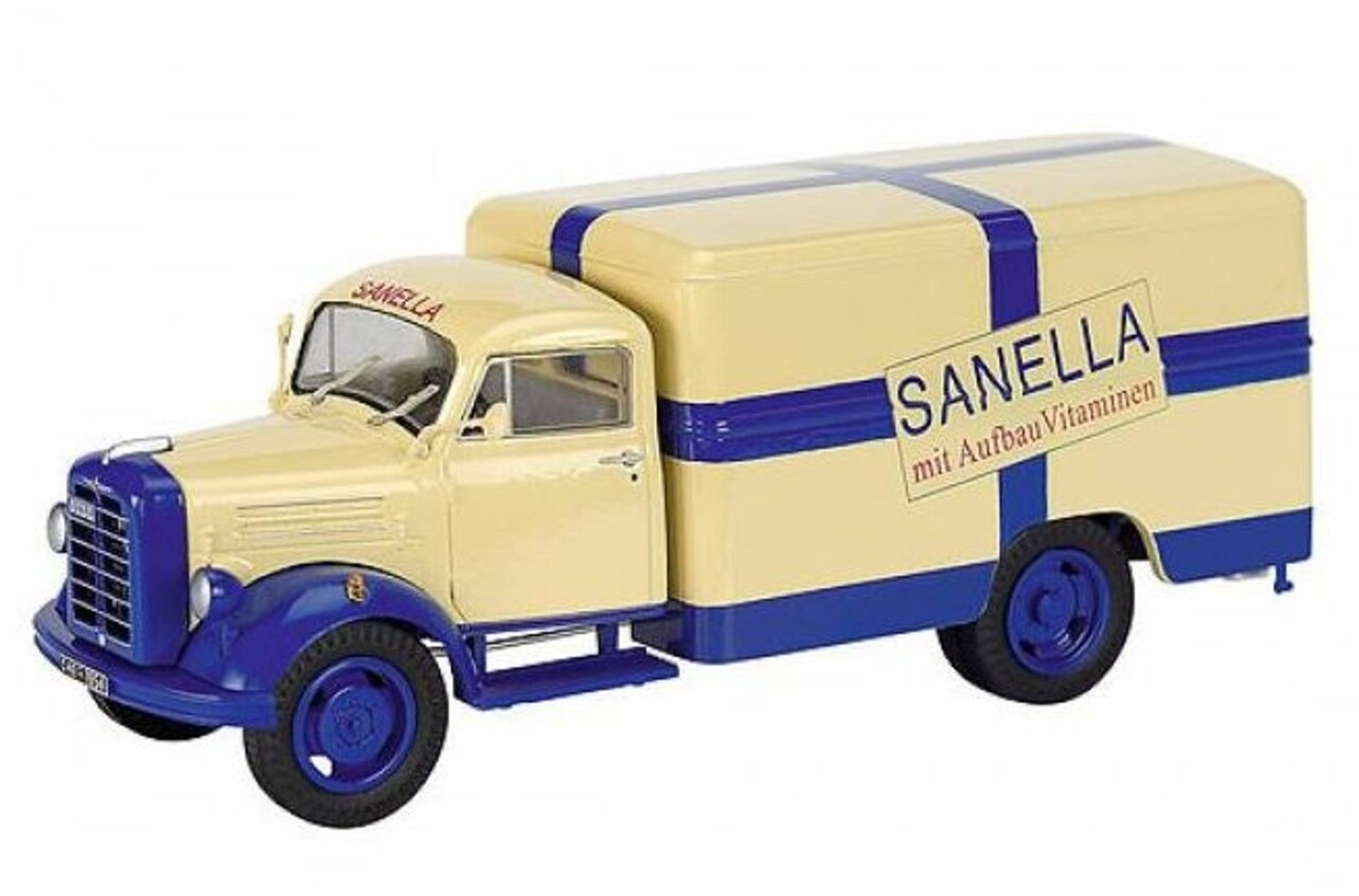 Borgward Borgward B 2500 Kastenwagen 'Sanella' - 1:43 - Schuco Borgward Borgward B 2500 Kastenwagen 'Sanella' - 1:43 - Schuco