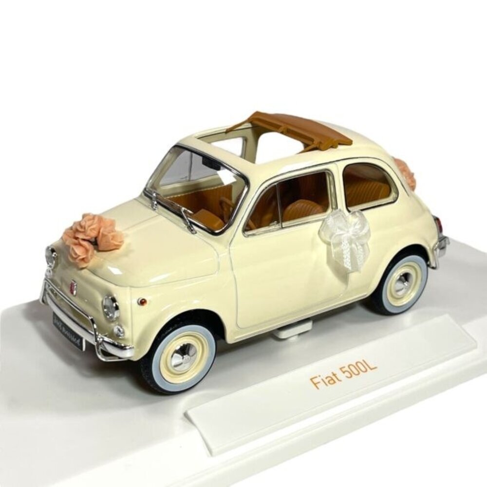 Fiat Fiat 500 L 1968 'Wedding Gift' - 1:18 - Norev Fiat Fiat 500 L 1968 'Wedding Gift' - 1:18 - Norev