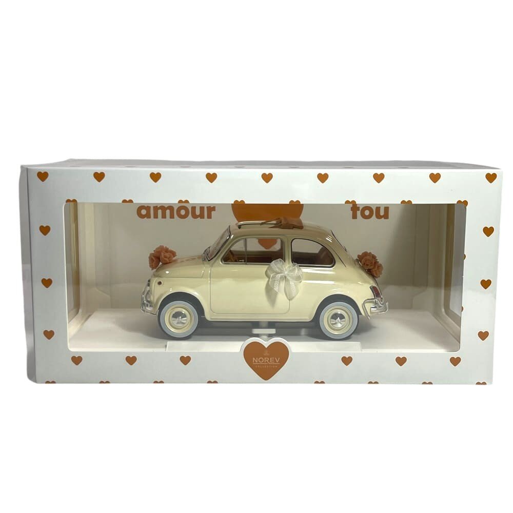 Fiat Fiat 500 L 1968 'Wedding Gift' - 1:18 - Norev Fiat Fiat 500 L 1968 'Wedding Gift' - 1:18 - Norev