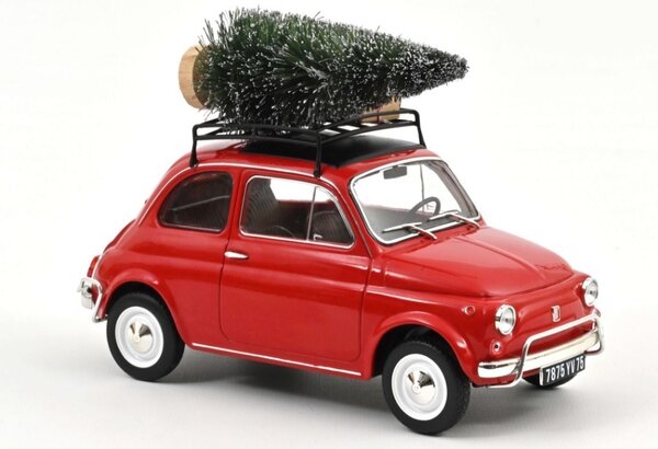 Fiat Fiat 500 L 1968 'Green Christmas' - 1:18 - Norev