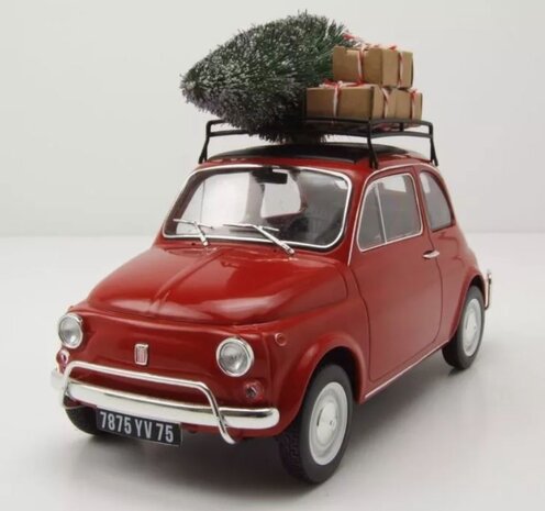 Fiat Fiat 500 L 1968 'Green Christmas' - 1:18 - Norev