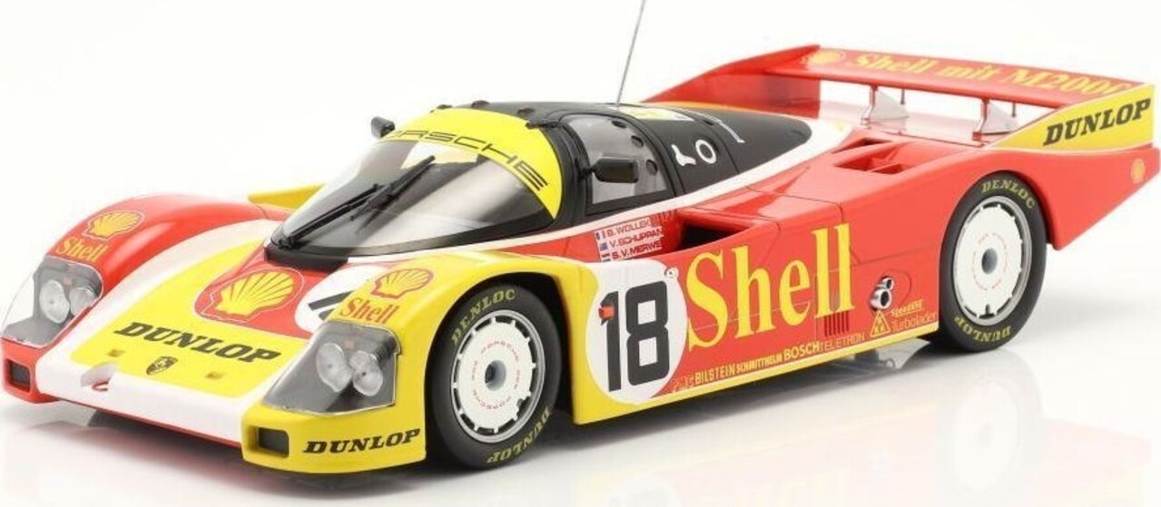 Porsche Porsche 962 #18 Shell 24H Le Mans 1988 - 1:18 - Norev Porsche Porsche 962 #18 Shell 24H Le Mans 1988 - 1:18 - Norev