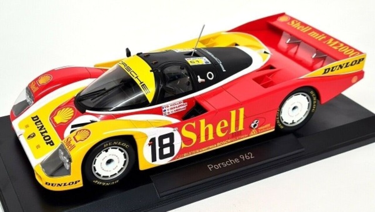 Porsche Porsche 962 #18 Shell 24H Le Mans 1988 - 1:18 - Norev Porsche Porsche 962 #18 Shell 24H Le Mans 1988 - 1:18 - Norev