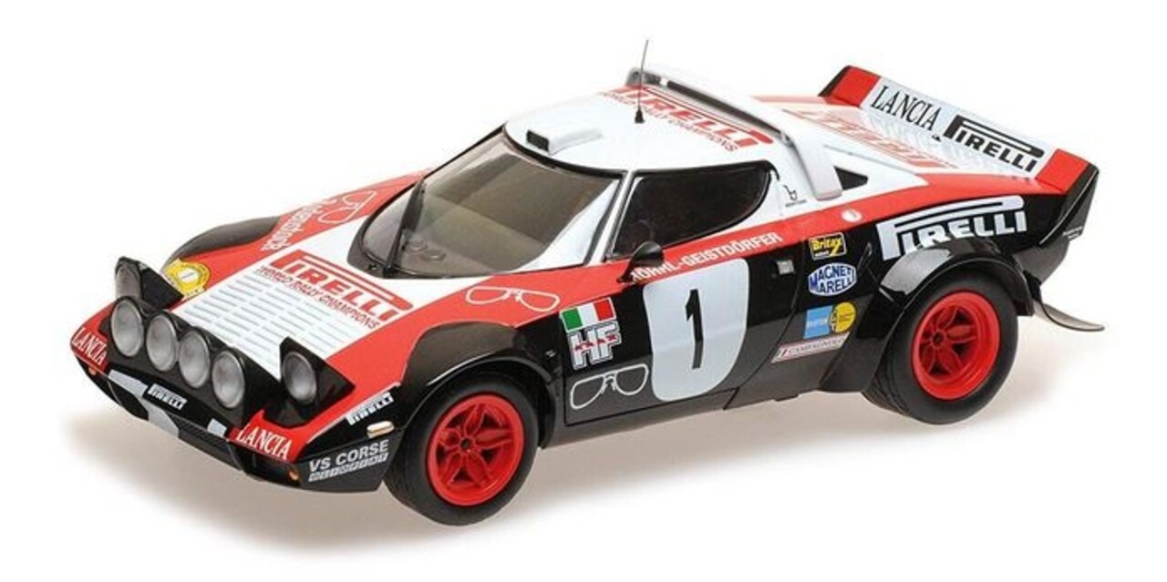 Lancia Lancia Stratos Lancia Pirelli #1 Winners Dynavit Saarland Rallye 1978 - 1:18 - Minichamps Lancia Lancia Stratos Lancia Pirelli #1 Winners Dynavit Saarland Rallye 1978 - 1:18 - Minichamps