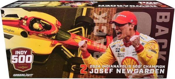 Dallara Dallara #2 Indianapolis 500 Champion 2024 - 1:18 - Greenlight Dallara Dallara #2 Indianapolis 500 Champion 2024 - 1:18 - Greenlight