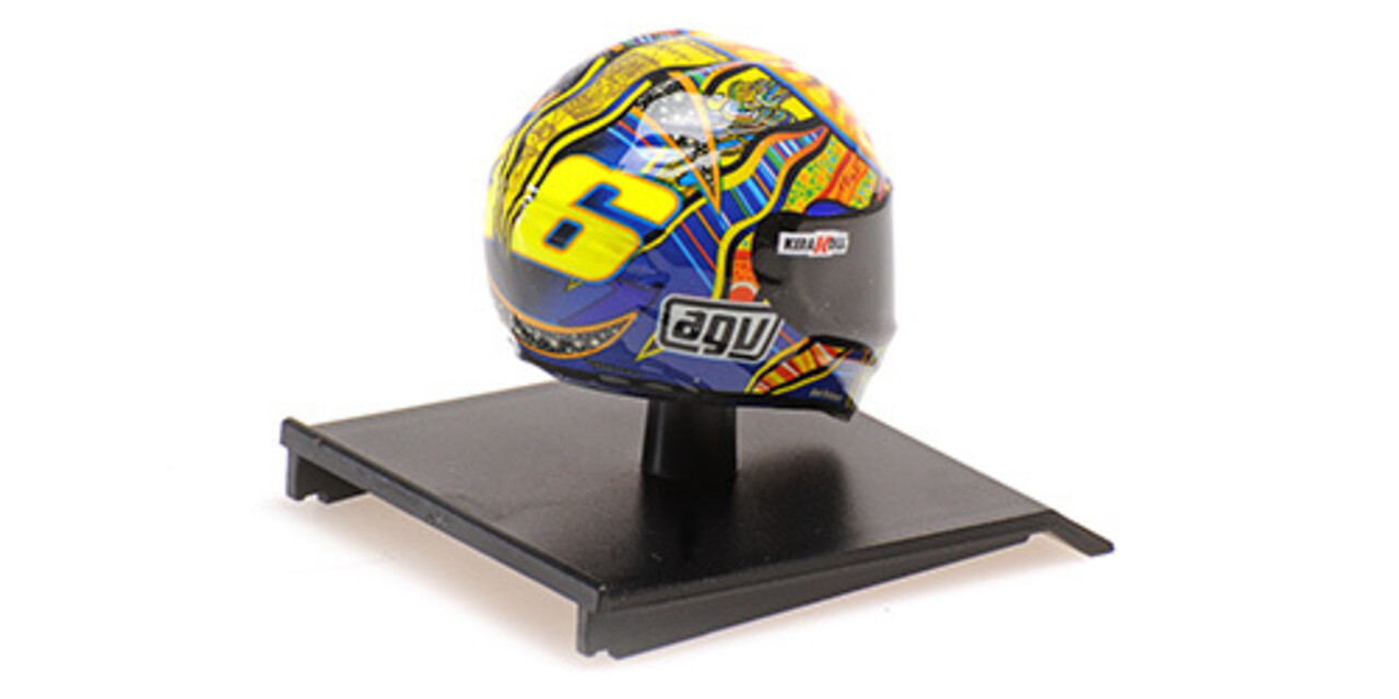 Formule 1 Helmet Valentino Rossi MotoGP 2008 - 1:10 - Minichamps