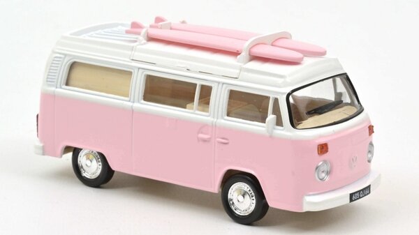 Volkswagen Volkswagen T2B Camper Van + Surfing Boards 1973 - 1:43 - Norev Volkswagen Volkswagen T2B Camper Van + Surfing Boards 1973 - 1:43 - Norev