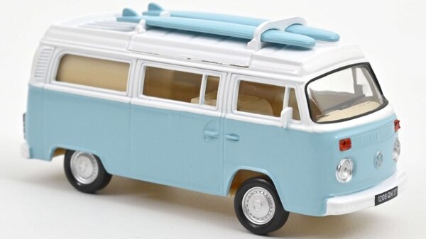 Volkswagen Volkswagen T2B Camper Van + Surfing Boards 1973 - 1:43 - Norev