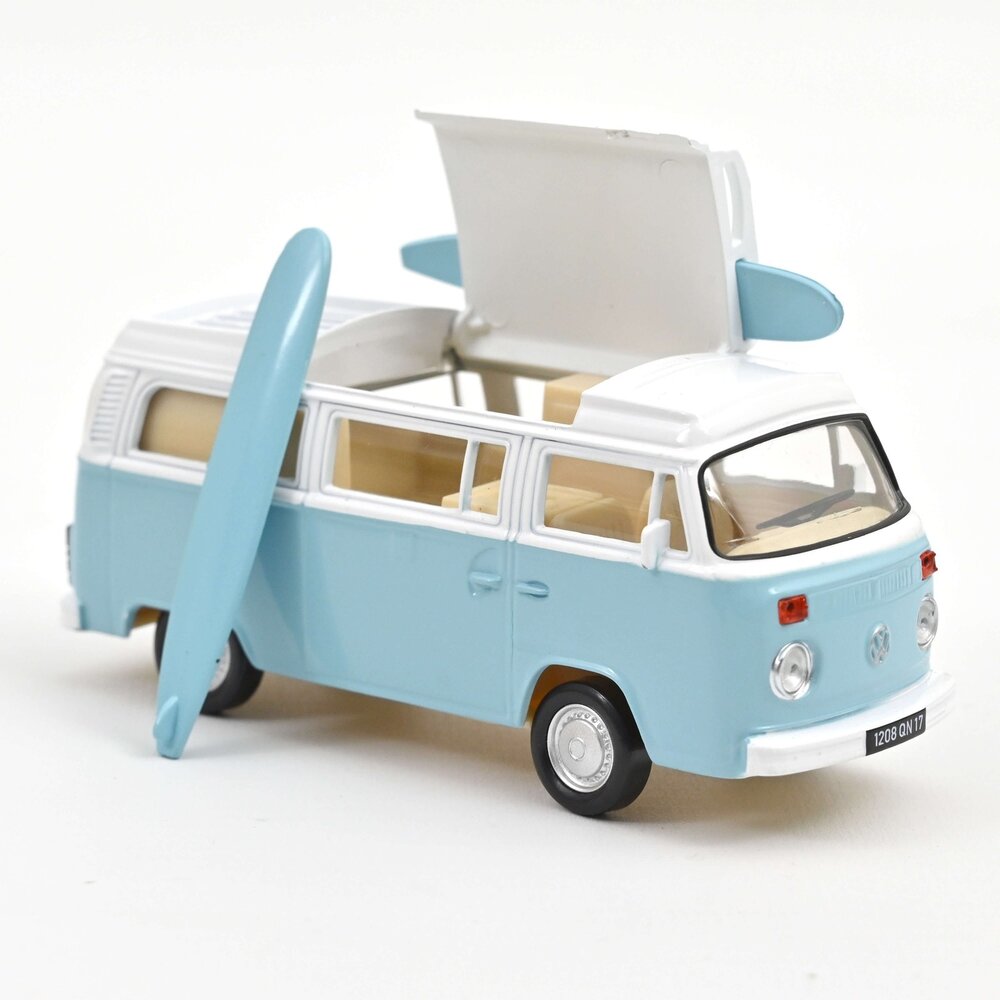 Volkswagen Volkswagen T2B Camper Van + Surfing Boards 1973 - 1:43 - Norev