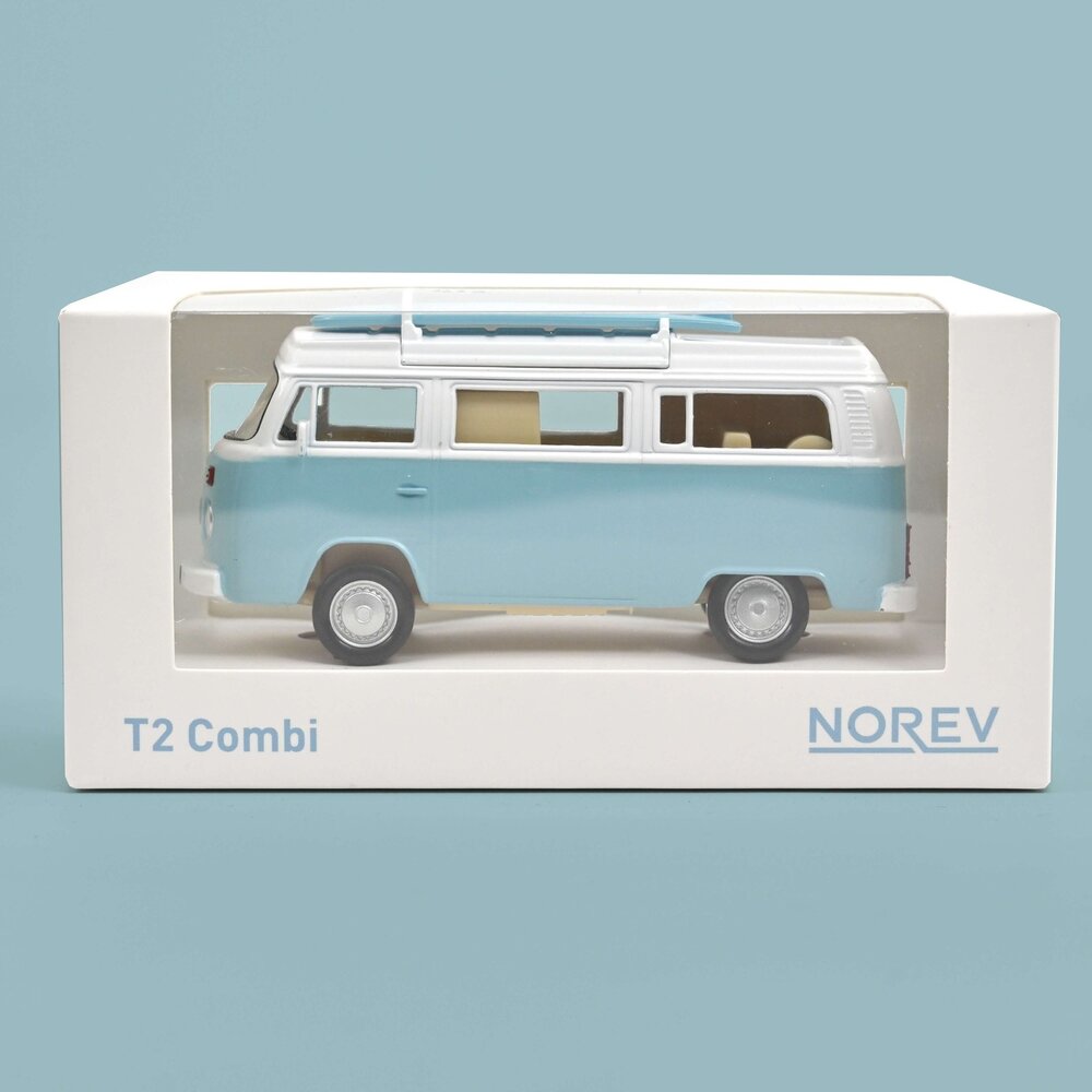 Volkswagen Volkswagen T2B Camper Van + Surfing Boards 1973 - 1:43 - Norev