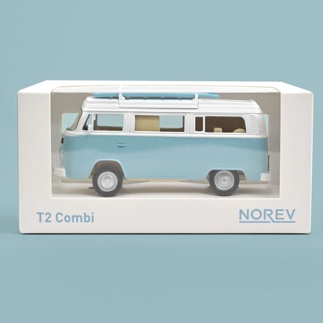 Volkswagen Volkswagen T2B Camper Van + Surfing Boards 1973 - 1:43 - Norev