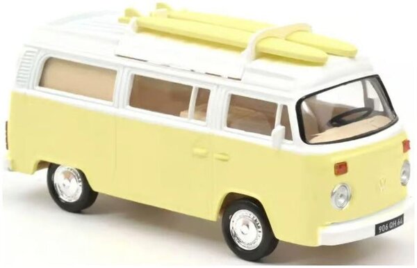 Volkswagen Volkswagen T2B Camper Van + Surfing Boards 1973 - 1:43 - Norev