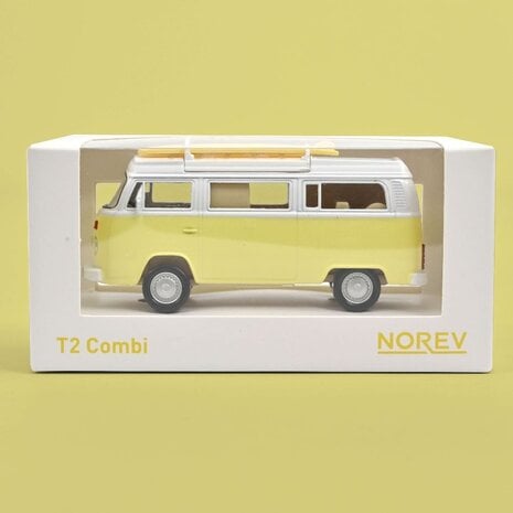 Volkswagen Volkswagen T2B Camper Van + Surfing Boards 1973 - 1:43 - Norev