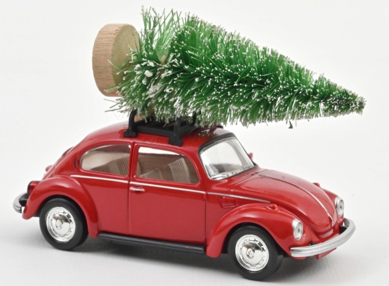 Volkswagen Volkswagen Beetle 1973 + Christmas Tree - 1:43 - Norev Volkswagen Volkswagen Beetle 1973 + Christmas Tree - 1:43 - Norev