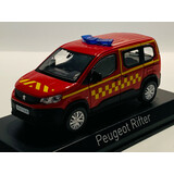 Peugeot Peugeot Rifter 2019 Fire Department - 1:43 - Norev Peugeot Peugeot Rifter 2019 Fire Department - 1:43 - Norev
