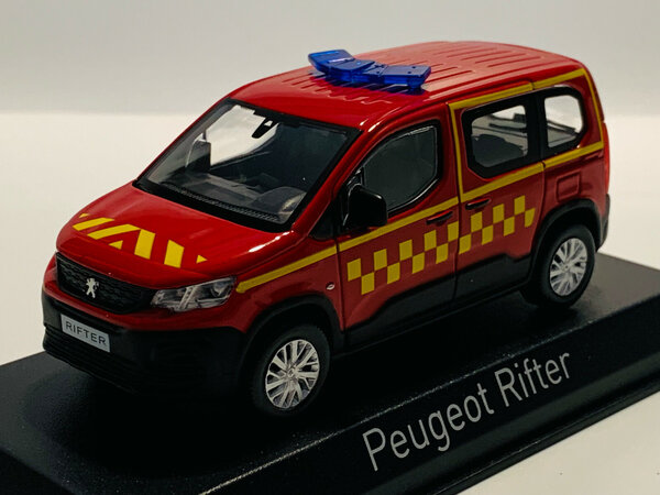 Peugeot Peugeot Rifter 2019 Fire Department - 1:43 - Norev Peugeot Peugeot Rifter 2019 Fire Department - 1:43 - Norev