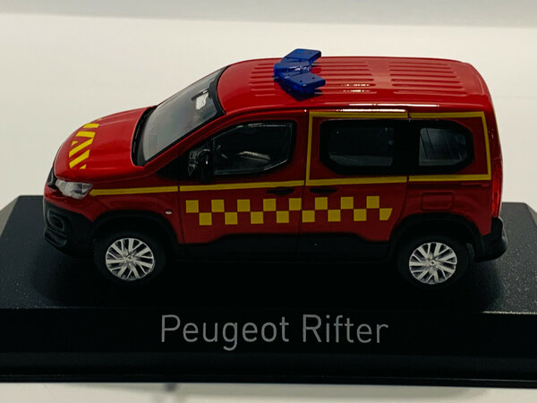 Peugeot Peugeot Rifter 2019 Fire Department - 1:43 - Norev Peugeot Peugeot Rifter 2019 Fire Department - 1:43 - Norev