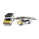 Chevrolet Chevrolet Rally Set: G30 Van Assistance Team Opel 1986 + Trailer 2 Axle + Opel Manta 400 #3 Tour de Corse 1984 - 1:18 - Otto Mobile Models