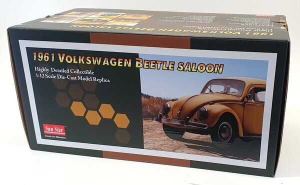 Volkswagen Volkswagen Beetle 1961 (Rust-Old Effect) - 1:12 - Sun Star Volkswagen Volkswagen Beetle 1961 (Rust-Old Effect) - 1:12 - Sun Star