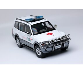 Mitsubishi Mitsubishi Pajero 3.5L V73 'Beijing Red Cross Rescue Service Center' -1:18 - Sun Star Mitsubishi Mitsubishi Pajero 3.5L V73 'Beijing Red Cross Rescue Service Center' -1:18 - Sun Star