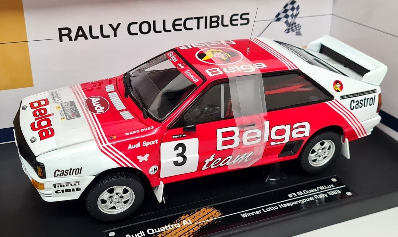 Audi Audi Quattro A1 #3 Team Belga Winner Haspengouw Rally 1983 - 1:18 - Sun Star