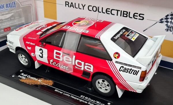 Audi Audi Quattro A1 #3 Team Belga Winner Haspengouw Rally 1983 - 1:18 - Sun Star