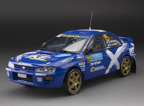 Subaru Subaru Impreza 555 #15 Logiman Mythical Cars Rally 1997 - 1:18 - Sun Star Subaru Subaru Impreza 555 #15 Logiman Mythical Cars Rally 1997 - 1:18 - Sun Star