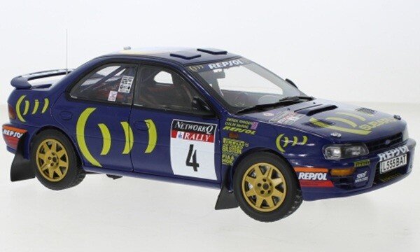 Subaru Subaru Impreza 555 #4 Rally WM RAC Rally 1995 - 1:18 - Sun Star Subaru Subaru Impreza 555 #4 Rally WM RAC Rally 1995 - 1:18 - Sun Star