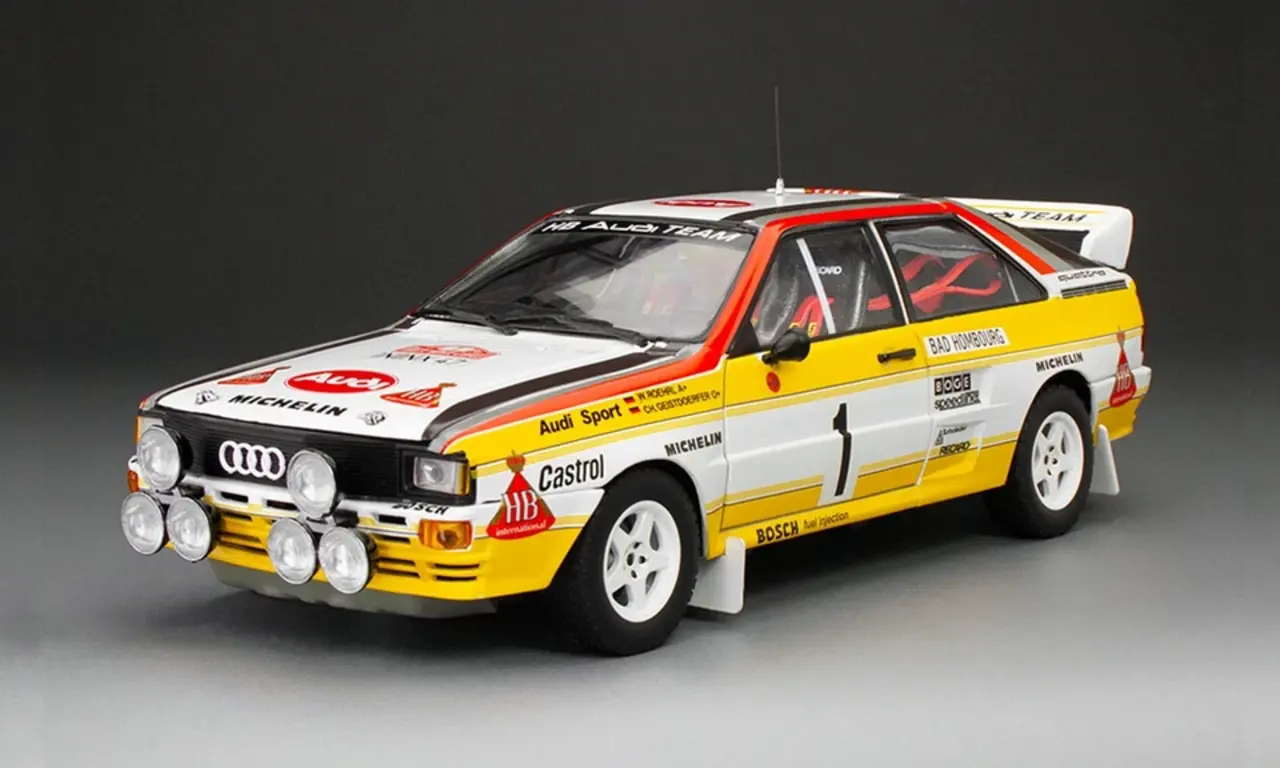 Audi Audi Quattro A2 #1 Winner Rally Monte Carlo 1984 - 1:18 - Sun Star Audi Audi Quattro A2 #1 Winner Rally Monte Carlo 1984 - 1:18 - Sun Star