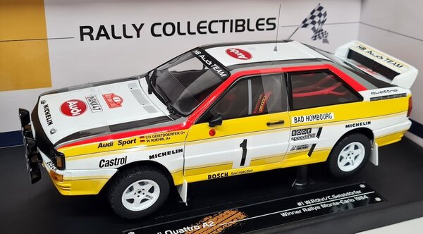 Audi Audi Quattro A2 #1 Winner Rally Monte Carlo 1984 - 1:18 - Sun Star Audi Audi Quattro A2 #1 Winner Rally Monte Carlo 1984 - 1:18 - Sun Star