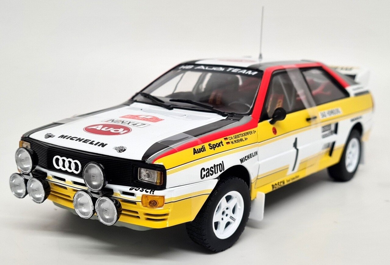 Audi Audi Quattro A2 #1 Winner Rally Monte Carlo 1984 - 1:18 - Sun Star Audi Audi Quattro A2 #1 Winner Rally Monte Carlo 1984 - 1:18 - Sun Star