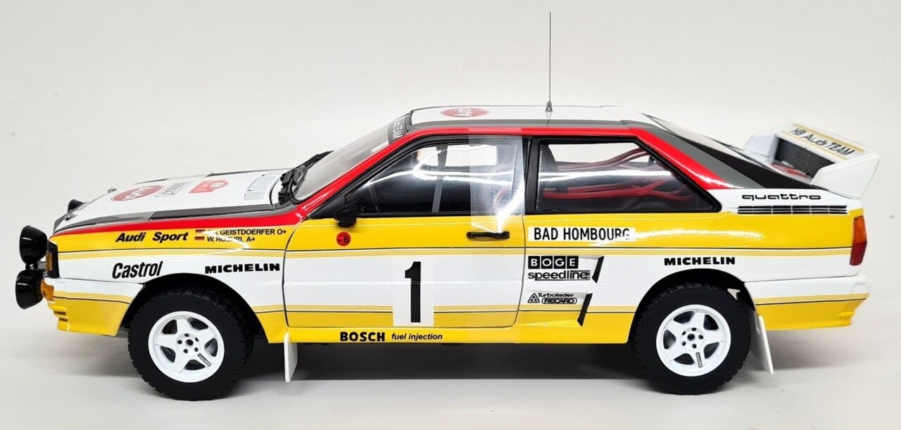 Audi Audi Quattro A2 #1 Winner Rally Monte Carlo 1984 - 1:18 - Sun Star Audi Audi Quattro A2 #1 Winner Rally Monte Carlo 1984 - 1:18 - Sun Star