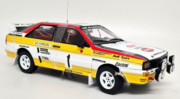 Audi Audi Quattro A2 #1 Winner Rally Monte Carlo 1984 - 1:18 - Sun Star Audi Audi Quattro A2 #1 Winner Rally Monte Carlo 1984 - 1:18 - Sun Star