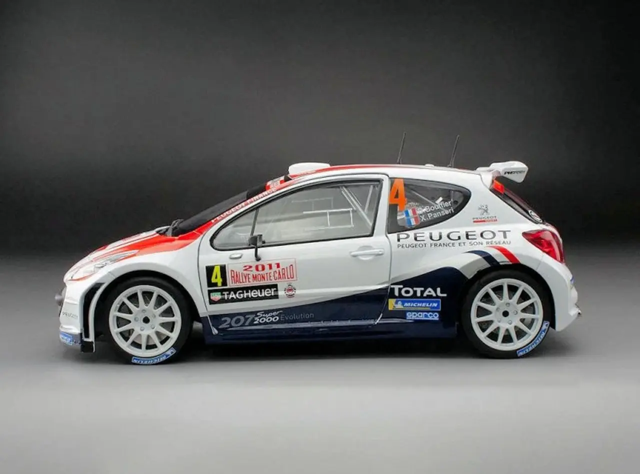 Peugeot Peugeot 207 S2000 #4 Winner Rally Monte Carlo 2011 -1:18 - Sun Star Peugeot Peugeot 207 S2000 #4 Winner Rally Monte Carlo 2011 -1:18 - Sun Star